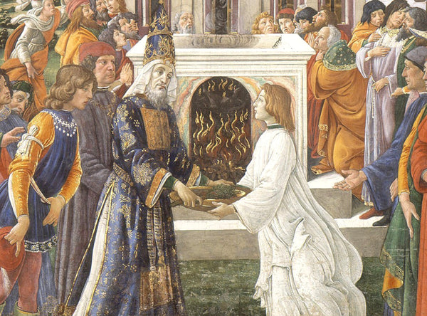 Tentaciones de Cristo Vintage Fine Art Print Sandro Botticelli