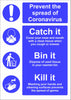 Prevent Spread of Coronavirus Safety Sign