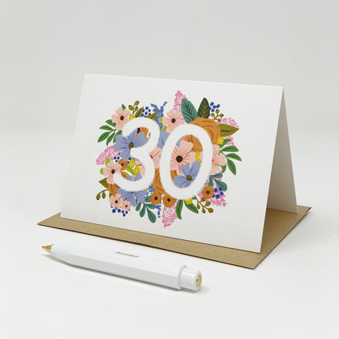 Colourful, Floral 30 Card - Lomond Paper Co.