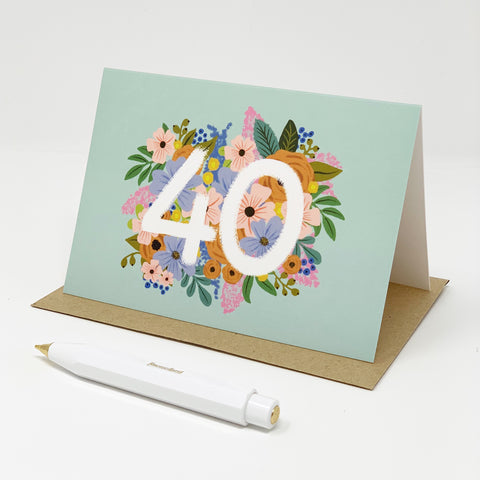 Colourful, Floral 40 Card - Lomond Paper Co.