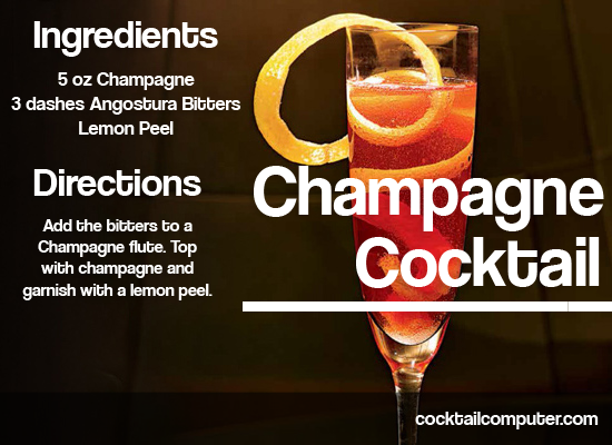 Champagne Cocktail Drink Recipe
