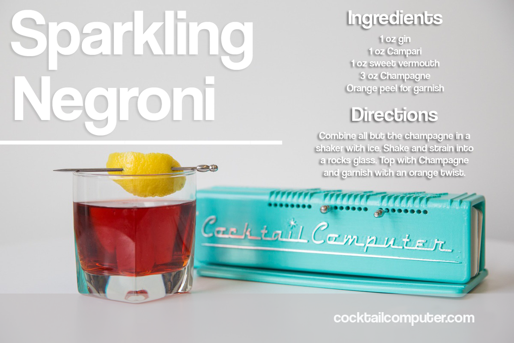 Sparkling Negroni Cocktail Recipe