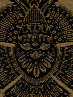 SHELTER ISLAND Siena Damask Fabric - Onyx