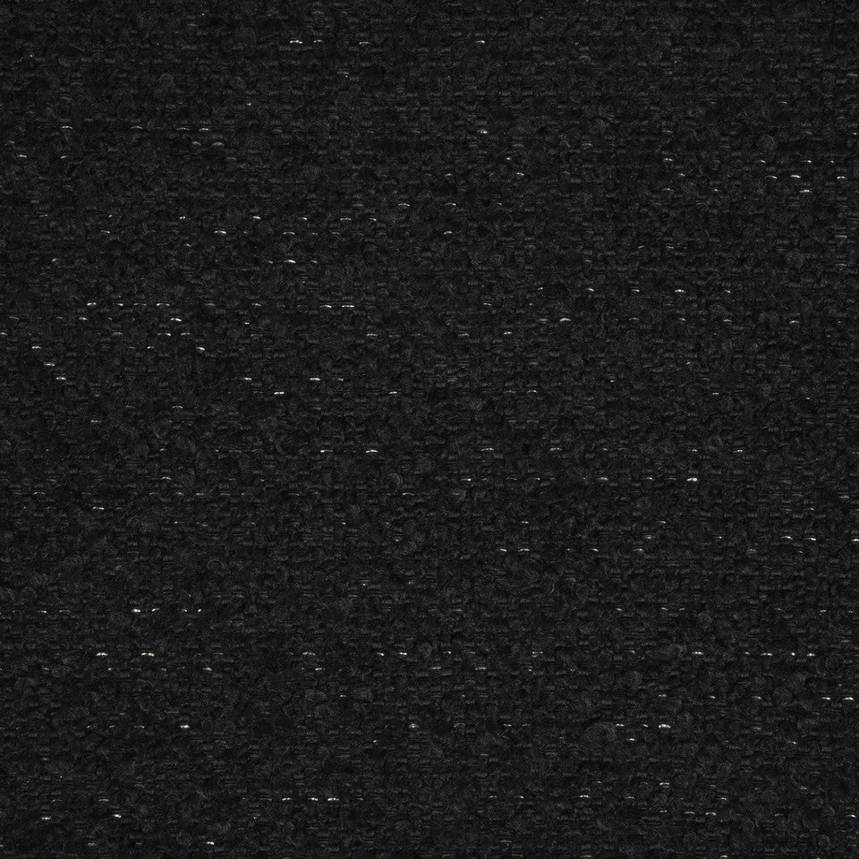 PLUSH BOUCLE SOLIDS Mohair Boucle Fabric - Black