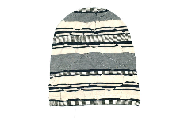 Baby Boy Beanie, Girl Beanie, Slouch Beanie, Slouchy Beanie, Black and Cream, Cream, White