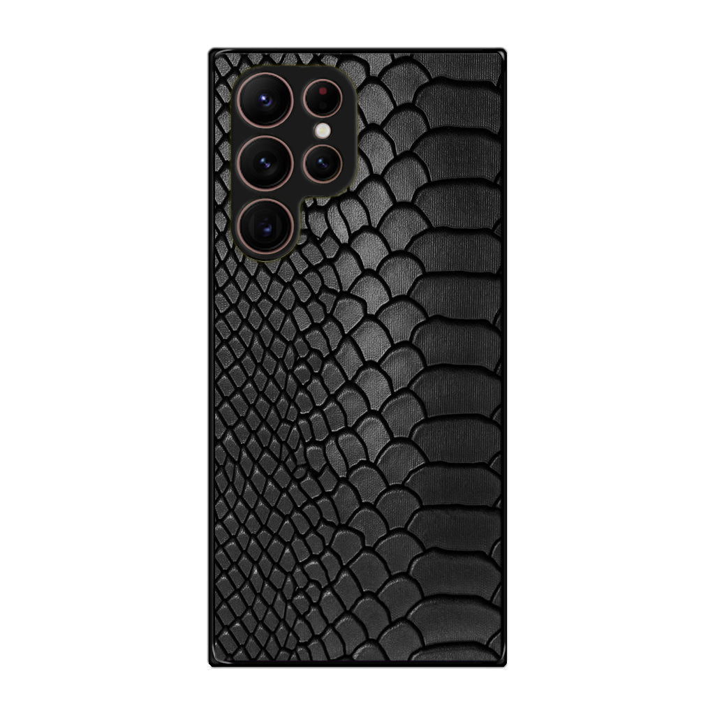 black snake skin texture