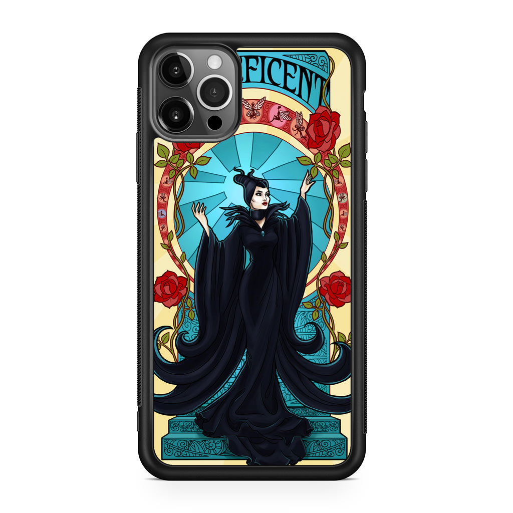coque iphone 12 Maleficent With Flower سم الثعبان مصاصة المتة