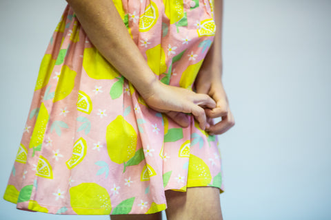 Pink lemon dress