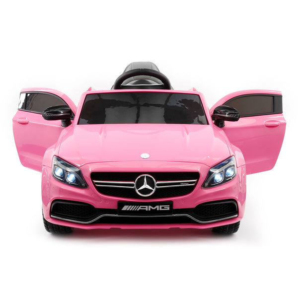 pink mercedes ride on car