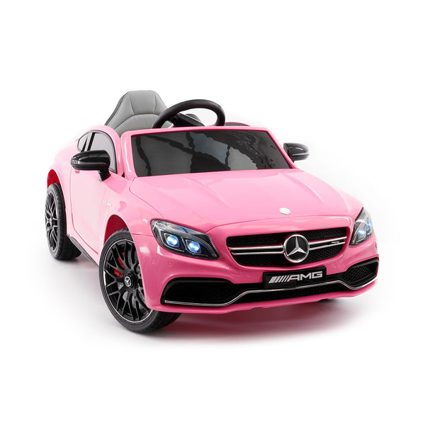 childs pink mercedes car