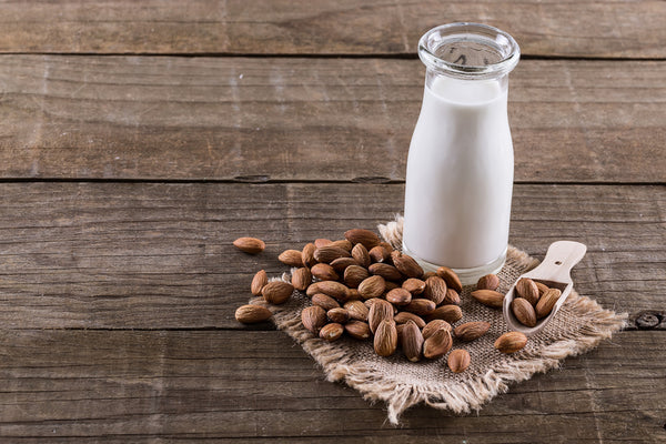 Nut mylks such as almond milk are a great dairy substitute.