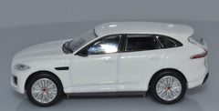 Jaguar F Pace in White form Oxford Diecast
