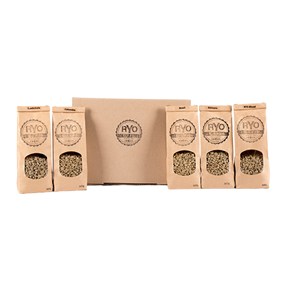 300g RYO Coffee Raw bean Packaging