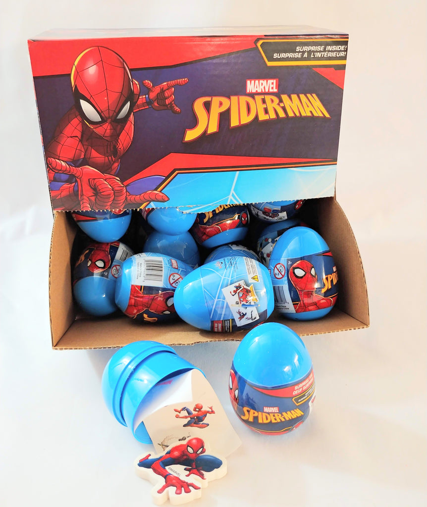 spiderman surprise egg