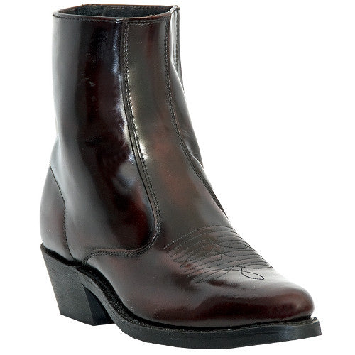 side zip dress boots mens