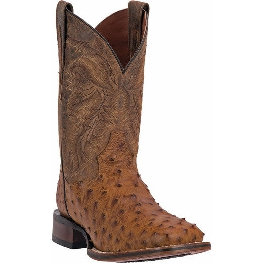 ostrich dress boots