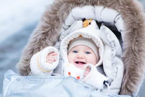 dressing baby in winter