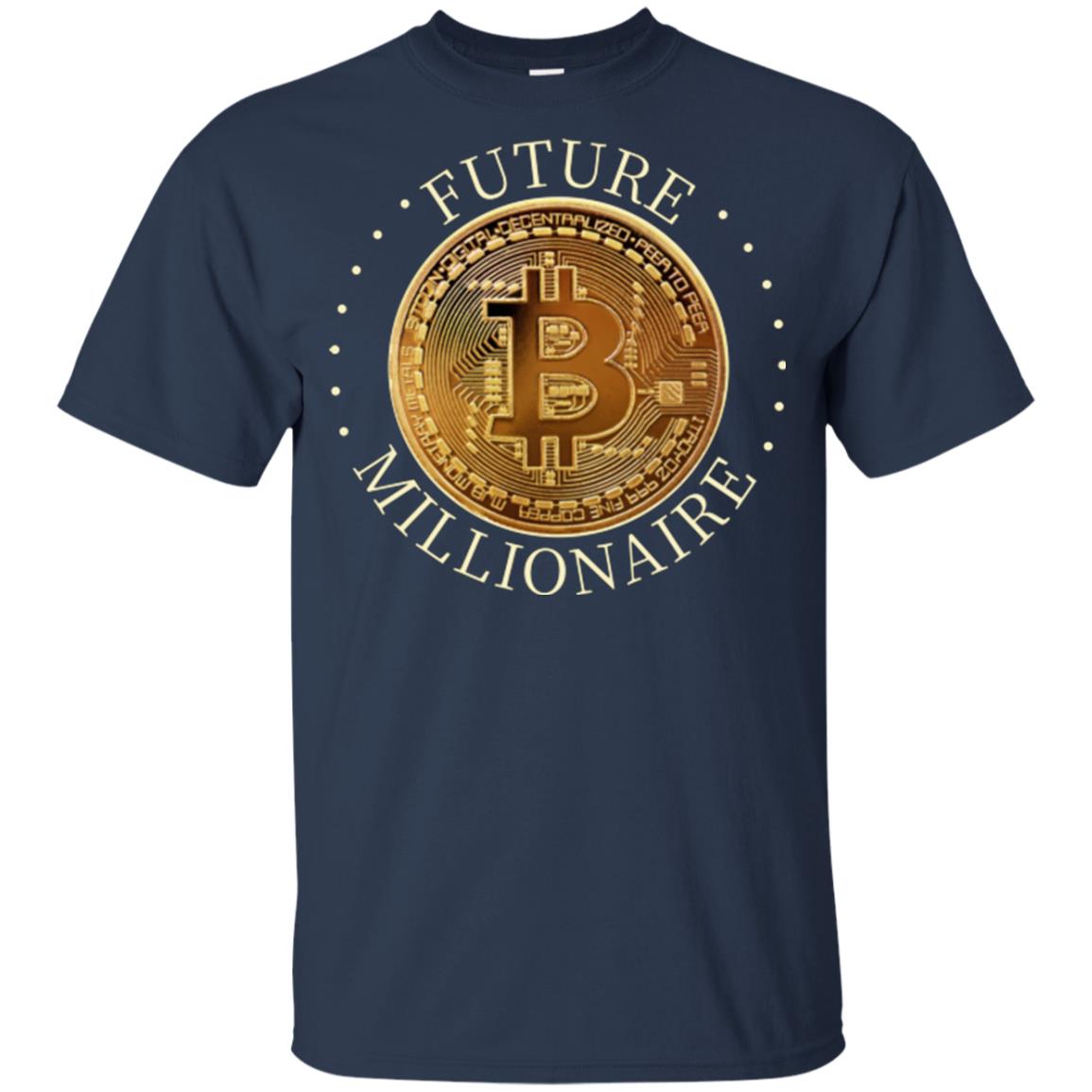 Future Millionaire Youth Ultra Cotton Bitcoin T-Shirt - GoneBold.gift