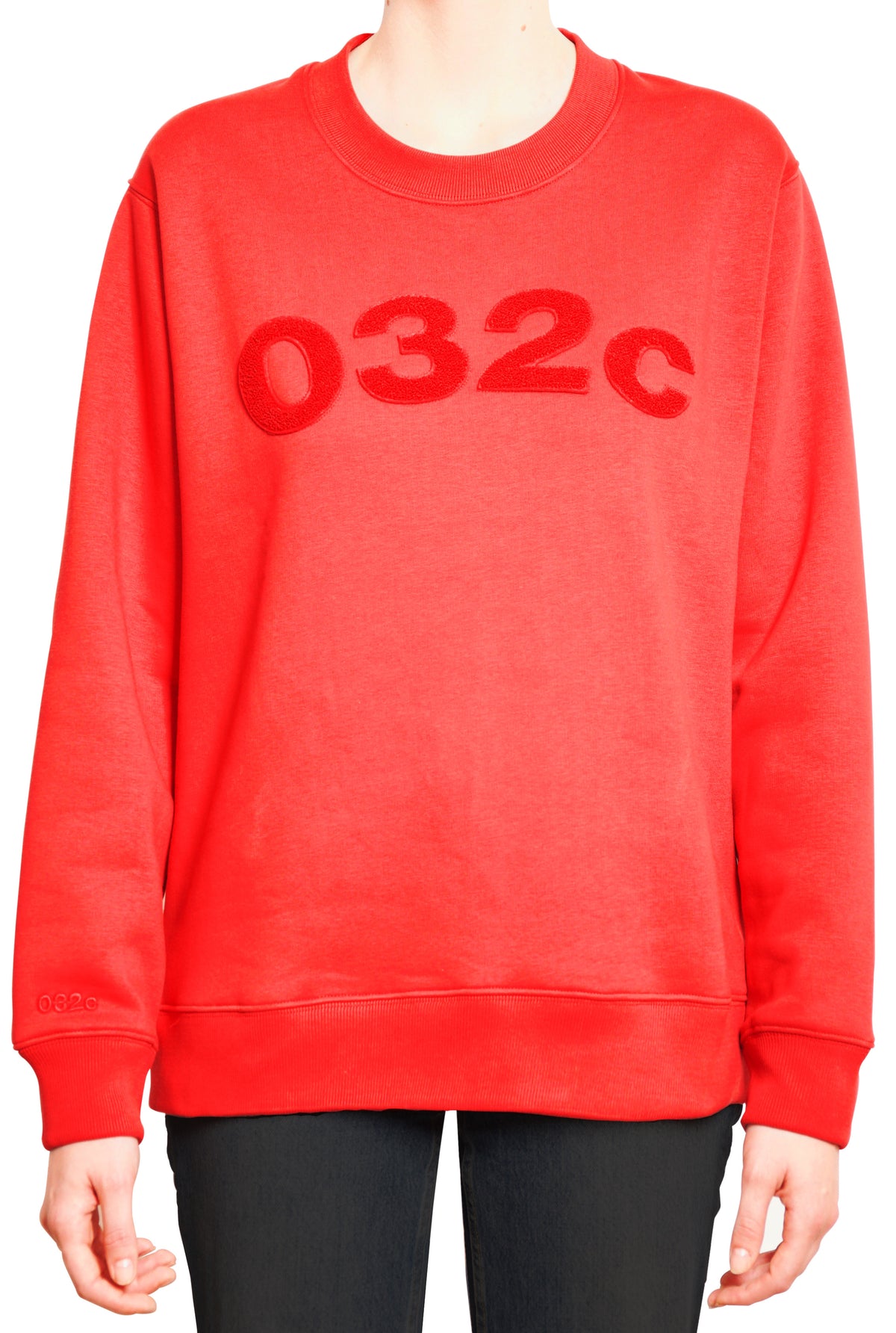 032c believer sweatshirt red