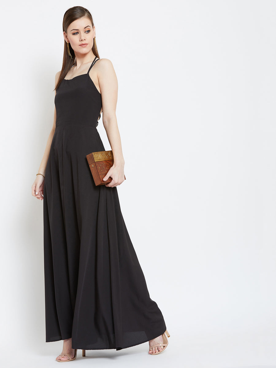 caged back maxi dress