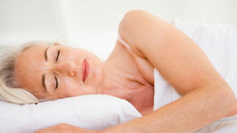 Menopause lady sleeping
