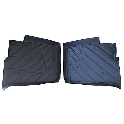 2013-2015 Polaris Ranger XP 900 Crew REAR floor mats Liners protectors rubber