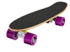 Ridge 22" Maple Wood Mini Cruiser Board: Number One Dark Dye with 12 wheel colours