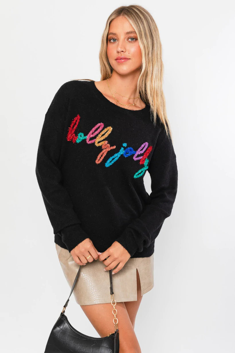 Holly Jolly Black