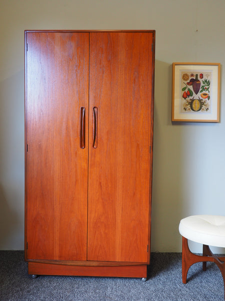 Mid Century Vintage Two Door G Plan Fresco Wardrobe