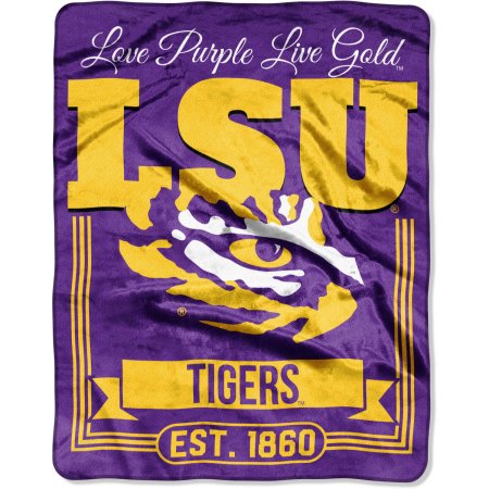 NCAA Louisiana State Tigers "Traction" 55" x 70" Silk Touch Throw