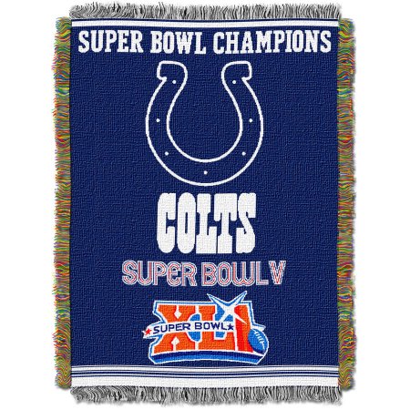 NFL 48" x 60" Commemorative Series Tapestry Throw, Colts