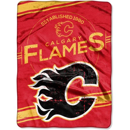 NHL Calgary Flames "Stamp" 60" x 80" Raschel Throw