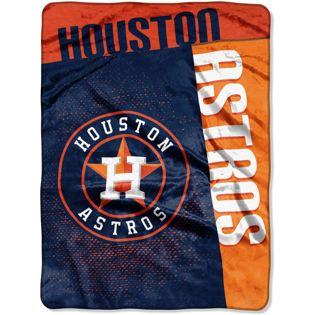 MLB Houston Astros "Strike" 60" x 80" Raschel Throw