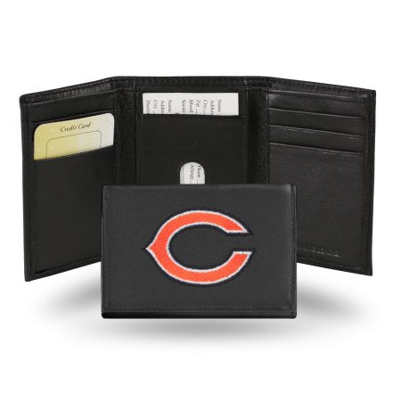NFL - Men's Chicago Bears Embroidered Trifold Wallet
