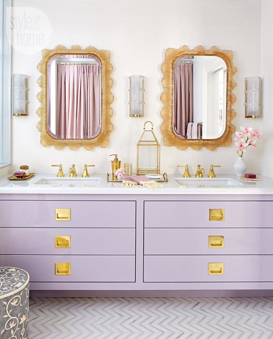 Lavender Vanilla Inspired Bathroom 