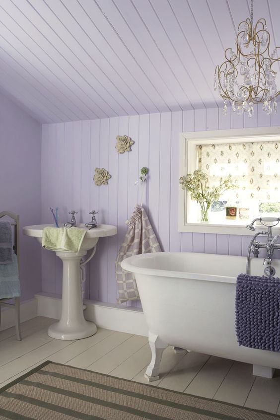 Lavender Vanilla Inspired Bathroom