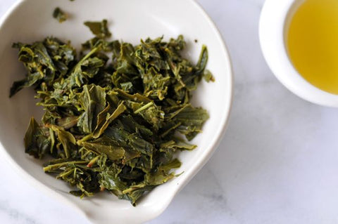 Australian Sencha - Wet Leaf and liquor