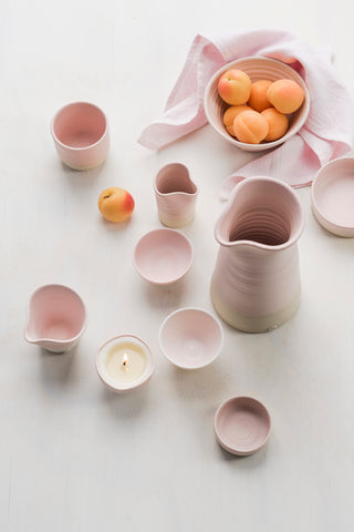Katherine Mahoney Pink tea setting