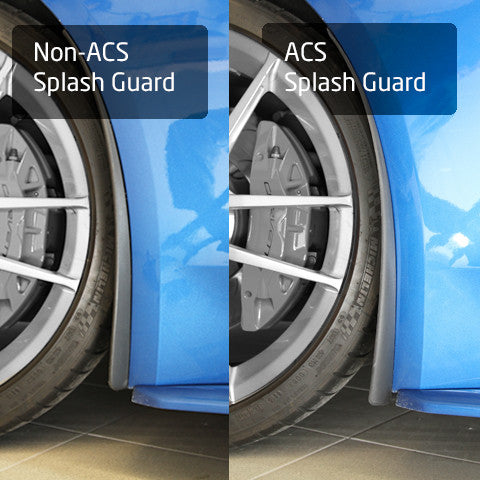 ACS Splash Guard Comparative Photo with GM Mud Flap