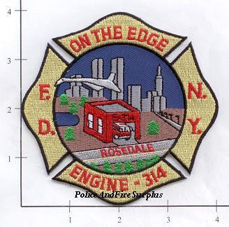 New York City Engine 314 Fire Patch v2