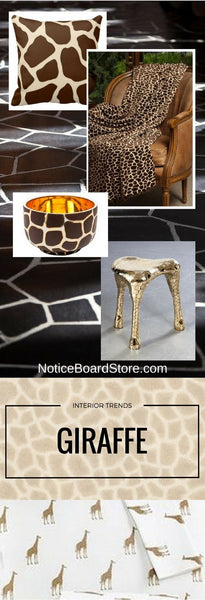 Interior Trends Giraffe, Use Giraffe Print in your Home, Decorating Ideas, Giraffe, NoticeBoardStore