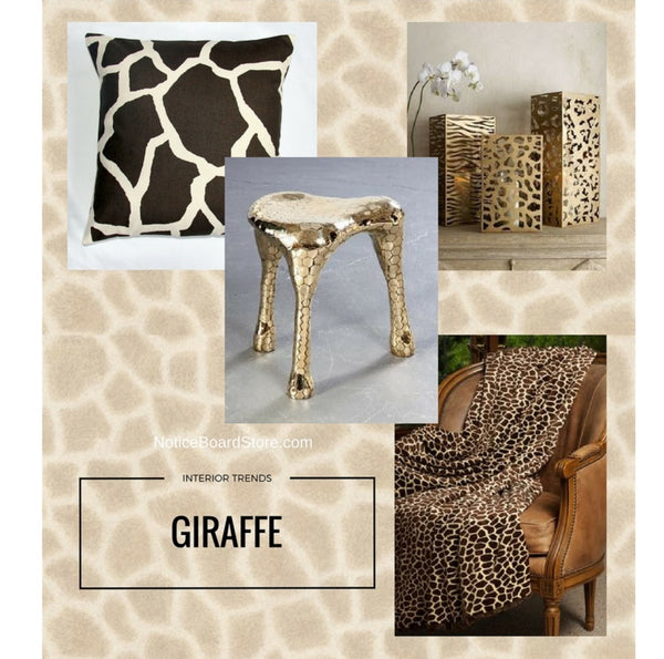 Interior Trends Giraffe Print - How to Use Giraffe in your Home - NoticeBoardStore