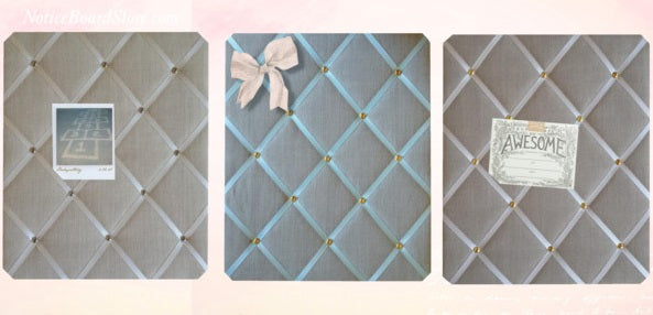 Ice Cream Shades Linen Memo Boards To Match Interior Decor NoticeBoardStore