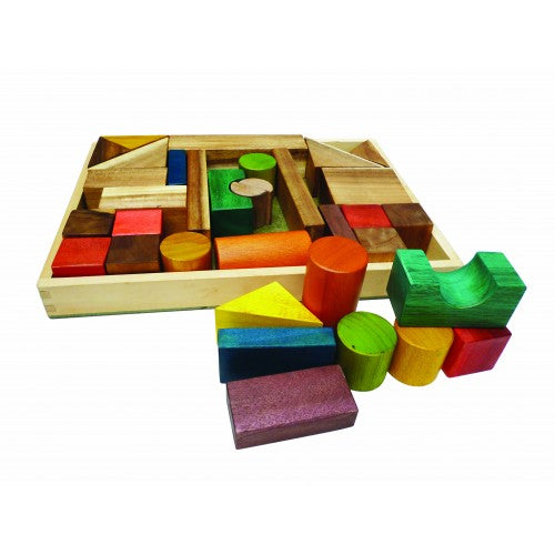 play wooden blocks