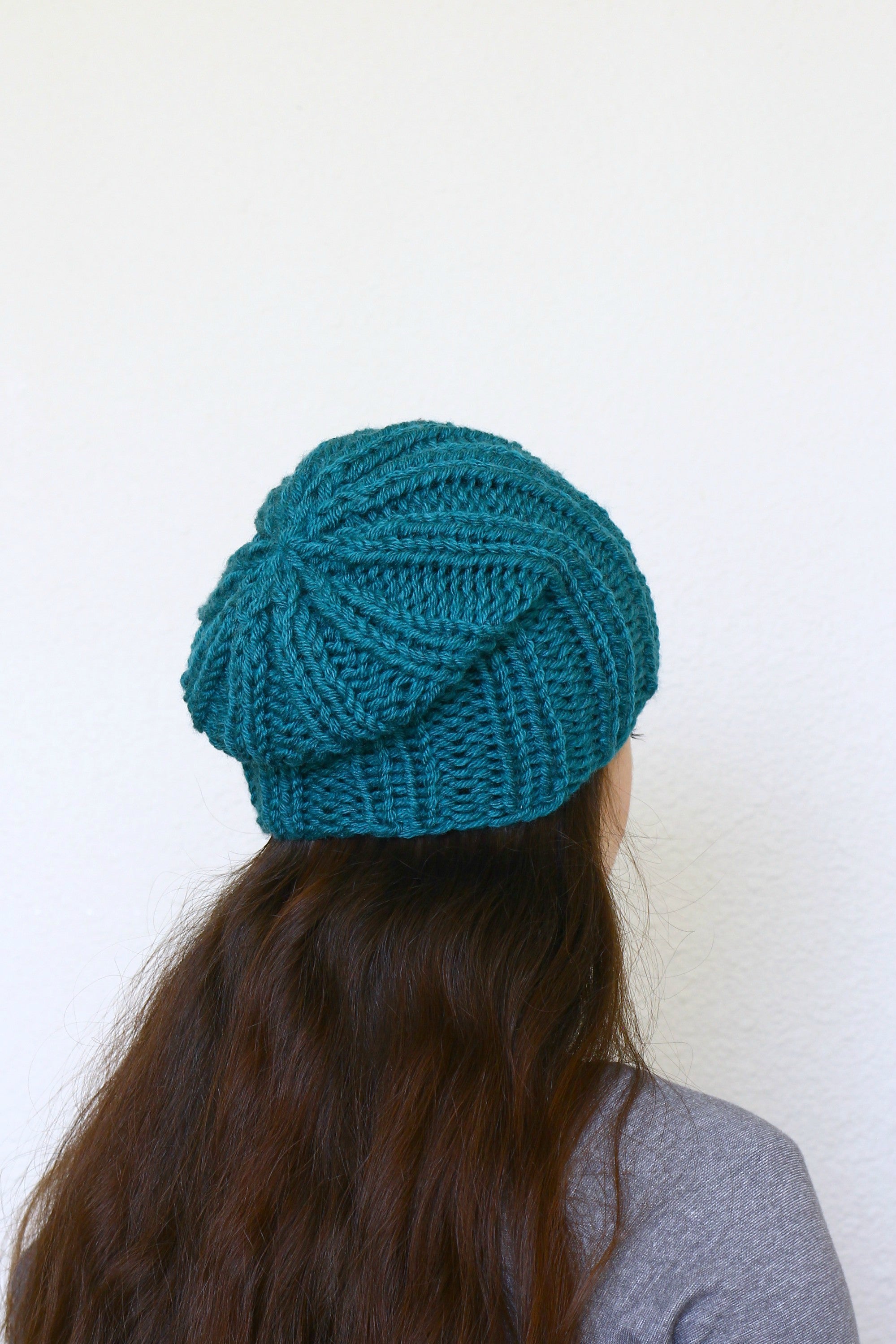 teal blue beanie