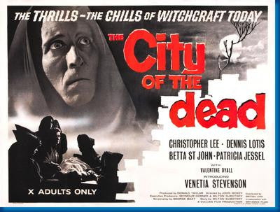 City Of The Dead Movie Poster 24x36 - Fame Collectibles