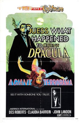 Guess What Happened To Count Dracula Movie Poster 24x36 - Fame Collectibles