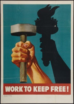 War Propaganda Effort Poster 24inx36in (61cm x 91cm) - Fame Collectibles