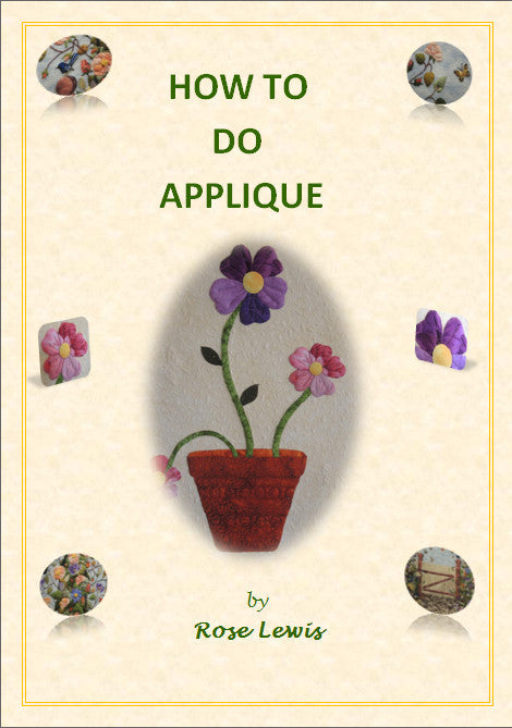 How to Do Applique e-book
