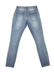 Azalee (Distressed Light Blue Skinny Jeans)
